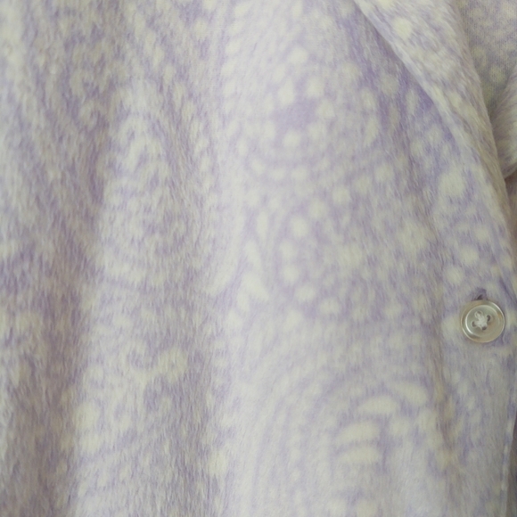 Adonna sleepwear pajama shirt long sleeve purple 🟣 size 2X - Picture 7 of 10
